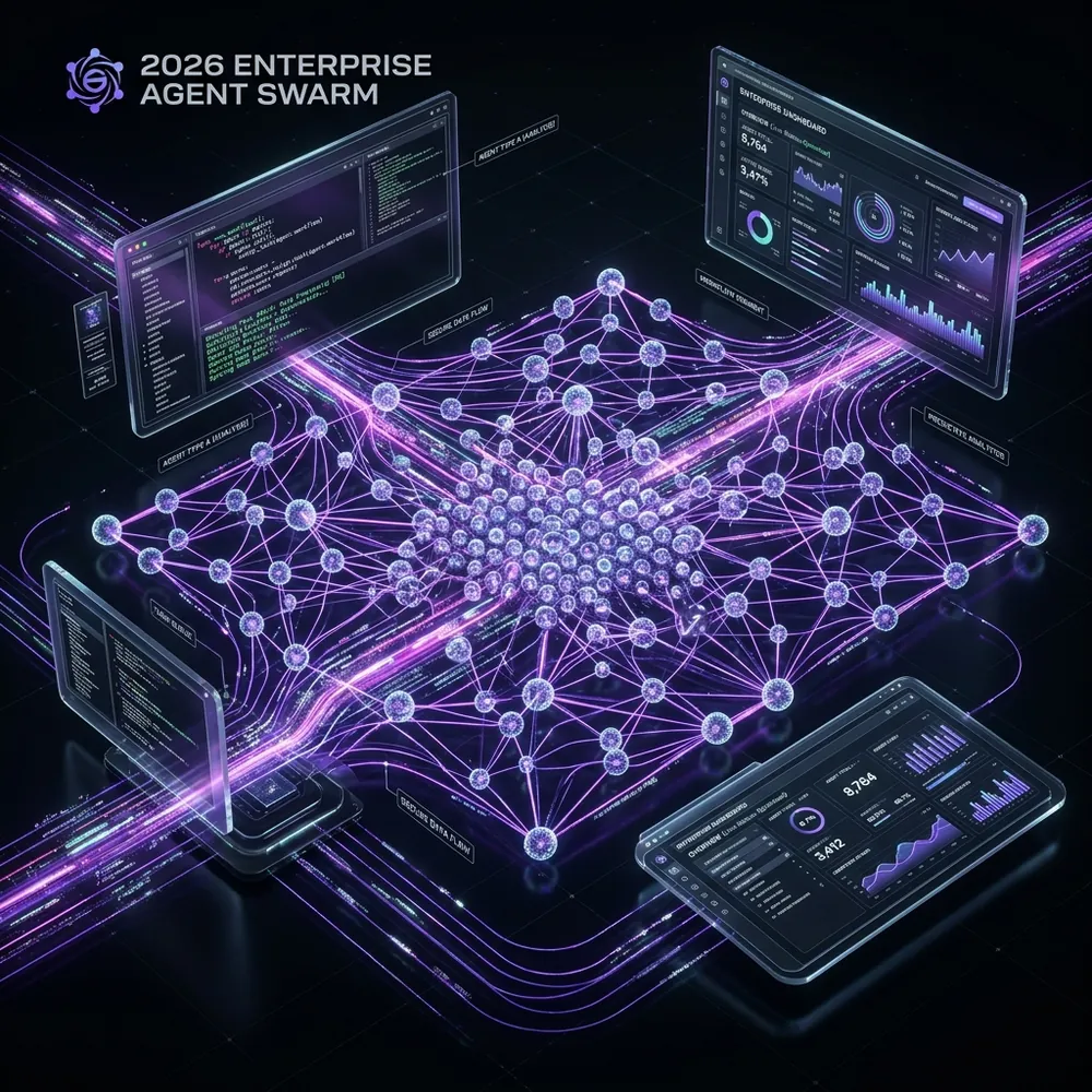 Enterprise Agent Swarms Infographic